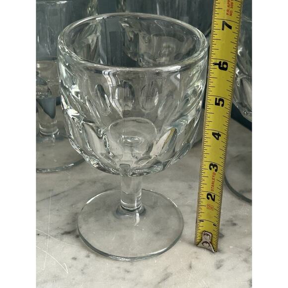 4 Libbey Hoffman House Goblets 5212 Glass 6 1/4” Goblet Discontinued EUC 12 Oz - Picture 6 of 13